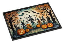 Load image into Gallery viewer, Papel Picado Skeletons Spooky Halloween Doormat -  18x27 Decorative Floor Mat – Indoor/Outdoor Rug