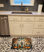 Load image into Gallery viewer, Papel Picado Skeletons Spooky Halloween Memory Foam Kitchen Mat