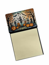 Load image into Gallery viewer, Papel Picado Skeletons Spooky Halloween Sticky Note Holder- Refiilable Desk Accessory Note Pad