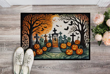 Load image into Gallery viewer, Papel Picado Skeletons Spooky Halloween Doormat - 24x36 Decorative Floor Mat – Indoor/Outdoor Rug with Artistic Flair