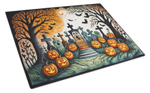 Load image into Gallery viewer, Papel Picado Skeletons Spooky Halloween Glass Cutting Boards – Durable, Decorative Kitchen Art Large