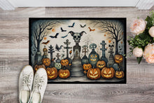Load image into Gallery viewer, Pet Cemetery Spooky Halloween Doormat - 24x36 Decorative Floor Mat – Indoor/Outdoor Rug with Artistic Flair