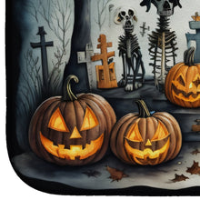 Load image into Gallery viewer, Pet Cemetery Spooky Halloween Dish Drying Mat