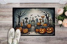 Load image into Gallery viewer, Pet Cemetery Spooky Halloween Doormat -  18x27 Decorative Floor Mat – Indoor/Outdoor Rug