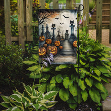 Load image into Gallery viewer, Cat Cemetery Spooky Halloween Garden Flag – Outdoor Decorative Yard Flag