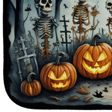 Load image into Gallery viewer, Skeleton Spooky Halloween Dish Drying Mat