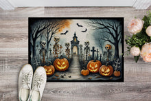 Load image into Gallery viewer, Skeleton Spooky Halloween Doormat -  18x27 Decorative Floor Mat – Indoor/Outdoor Rug