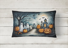 Load image into Gallery viewer, Ghosts Spooky Halloween Fabric Decorative Pillow