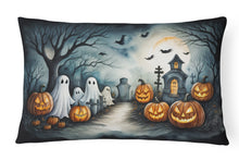 Load image into Gallery viewer, Ghosts Spooky Halloween Fabric Decorative Pillow
