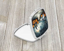 Load image into Gallery viewer, Ghosts Spooky Halloween Compact Mirror – Stylish Purse Mirror with Artistic Covers