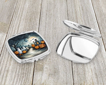 Load image into Gallery viewer, Ghosts Spooky Halloween Compact Mirror – Stylish Purse Mirror with Artistic Covers