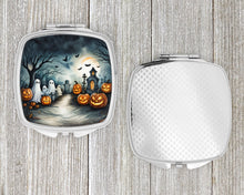 Load image into Gallery viewer, Ghosts Spooky Halloween Compact Mirror – Stylish Purse Mirror with Artistic Covers