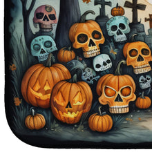 Load image into Gallery viewer, Calaveras Sugar Skulls Spooky Halloween Dish Drying Mat