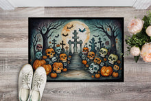 Load image into Gallery viewer, Calaveras Sugar Skulls Spooky Halloween Doormat - 24x36 Decorative Floor Mat – Indoor/Outdoor Rug with Artistic Flair