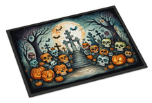 Load image into Gallery viewer, Calaveras Sugar Skulls Spooky Halloween Doormat - 24x36 Decorative Floor Mat – Indoor/Outdoor Rug with Artistic Flair