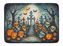 Load image into Gallery viewer, Calaveras Sugar Skulls Spooky Halloween Memory Foam Kitchen Mat