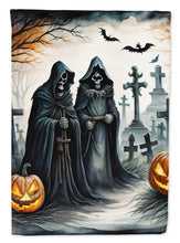 Load image into Gallery viewer, The Grim Reaper Spooky Halloween Garden Flag – Outdoor Decorative Yard Flag