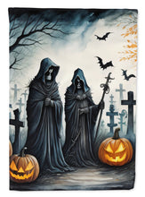 Load image into Gallery viewer, The Grim Reaper Spooky Halloween Garden Flag – Outdoor Decorative Yard Flag