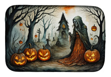 Load image into Gallery viewer, The Weeping Woman Spooky Halloween Dish Drying Mat
