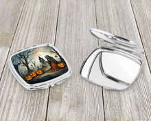 Load image into Gallery viewer, The Weeping Woman Spooky Halloween Compact Mirror – Stylish Purse Mirror with Artistic Covers
