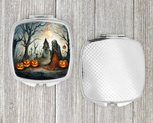 Load image into Gallery viewer, The Weeping Woman Spooky Halloween Compact Mirror – Stylish Purse Mirror with Artistic Covers