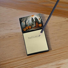 Load image into Gallery viewer, The Weeping Woman Spooky Halloween Sticky Note Holder- Refiilable Desk Accessory Note Pad
