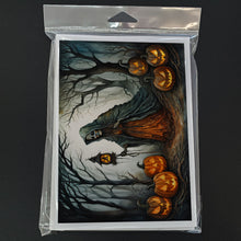 Load image into Gallery viewer, The Weeping Woman Spooky Halloween Greeting Cards -  Blank Note Cards – 8-Pack of Artist-Designed Cards with Envelopes