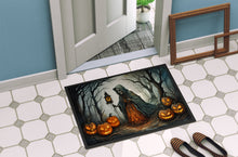 Load image into Gallery viewer, The Weeping Woman Spooky Halloween Doormat - 24x36 Decorative Floor Mat – Indoor/Outdoor Rug with Artistic Flair