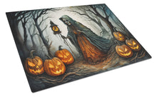 Load image into Gallery viewer, The Weeping Woman Spooky Halloween Glass Cutting Boards – Durable, Decorative Kitchen Art Large
