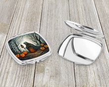 Load image into Gallery viewer, The Weeping Woman Spooky Halloween Compact Mirror – Stylish Purse Mirror with Artistic Covers