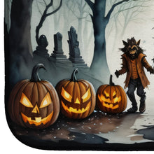 Load image into Gallery viewer, Werewolves Spooky Halloween Dish Drying Mat