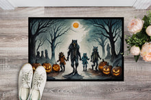 Load image into Gallery viewer, Werewolves Spooky Halloween Doormat -  18x27 Decorative Floor Mat – Indoor/Outdoor Rug