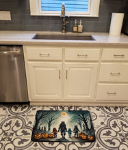 Load image into Gallery viewer, Werewolves Spooky Halloween Memory Foam Kitchen Mat