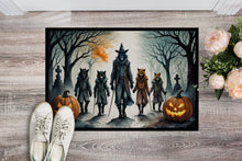 Load image into Gallery viewer, Werewolves Spooky Halloween Doormat -  18x27 Decorative Floor Mat – Indoor/Outdoor Rug