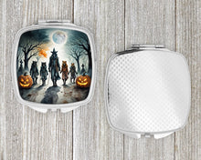 Load image into Gallery viewer, Werewolves Spooky Halloween Compact Mirror – Stylish Purse Mirror with Artistic Covers