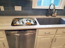 Load image into Gallery viewer, Ghosts Spooky Halloween Dish Drying Mat