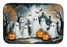 Load image into Gallery viewer, Ghosts Spooky Halloween Dish Drying Mat