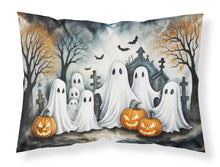 Load image into Gallery viewer, Ghosts Spooky Halloween Fabric Standard Pillowcase – Artistic Decorative Front, White Back