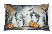 Load image into Gallery viewer, Ghosts Spooky Halloween Fabric Decorative Pillow