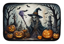 Load image into Gallery viewer, Witch Spooky Halloween Dish Drying Mat