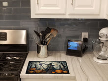 Load image into Gallery viewer, Witch Spooky Halloween Glass Cutting Boards – Durable, Decorative Kitchen Art Large
