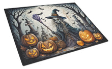 Load image into Gallery viewer, Witch Spooky Halloween Glass Cutting Boards – Durable, Decorative Kitchen Art Large