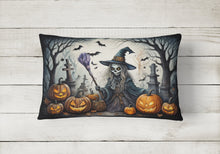 Load image into Gallery viewer, Witch Spooky Halloween Fabric Decorative Pillow