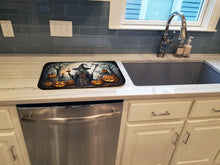 Load image into Gallery viewer, Witch Spooky Halloween Dish Drying Mat