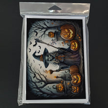 Load image into Gallery viewer, Witch Spooky Halloween Greeting Cards -  Blank Note Cards – 8-Pack of Artist-Designed Cards with Envelopes