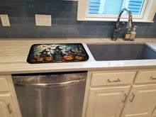 Load image into Gallery viewer, Witches Spooky Halloween Dish Drying Mat