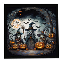 Load image into Gallery viewer, Witches Spooky Halloween Framed Metal Print