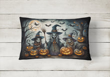 Load image into Gallery viewer, Witches Spooky Halloween Fabric Decorative Pillow