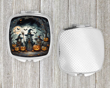 Load image into Gallery viewer, Witches Spooky Halloween Compact Mirror – Stylish Purse Mirror with Artistic Covers