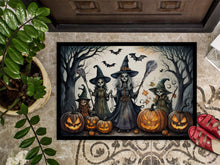 Load image into Gallery viewer, Witches Spooky Halloween Doormat -  18x27 Decorative Floor Mat – Indoor/Outdoor Rug